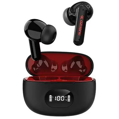 Avenzo Auriculares True Wireless Tactiles Con Power Bank Negro